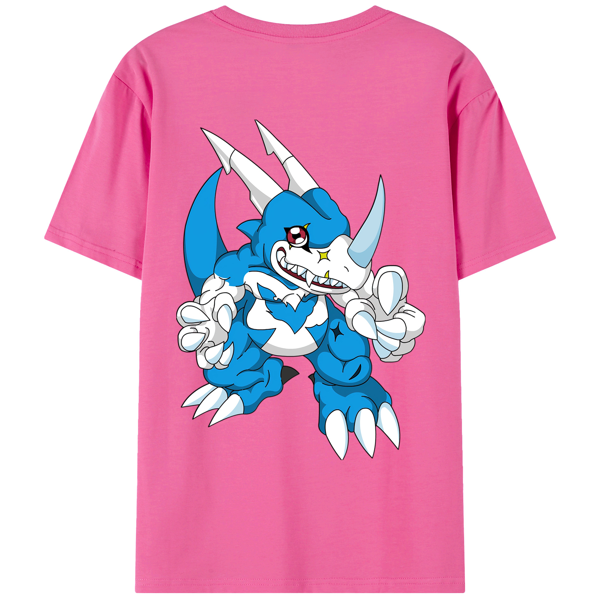 （画像用） Digimon デジタルモンスター/デジモン レディース半袖Tシャツ(バックプリント)